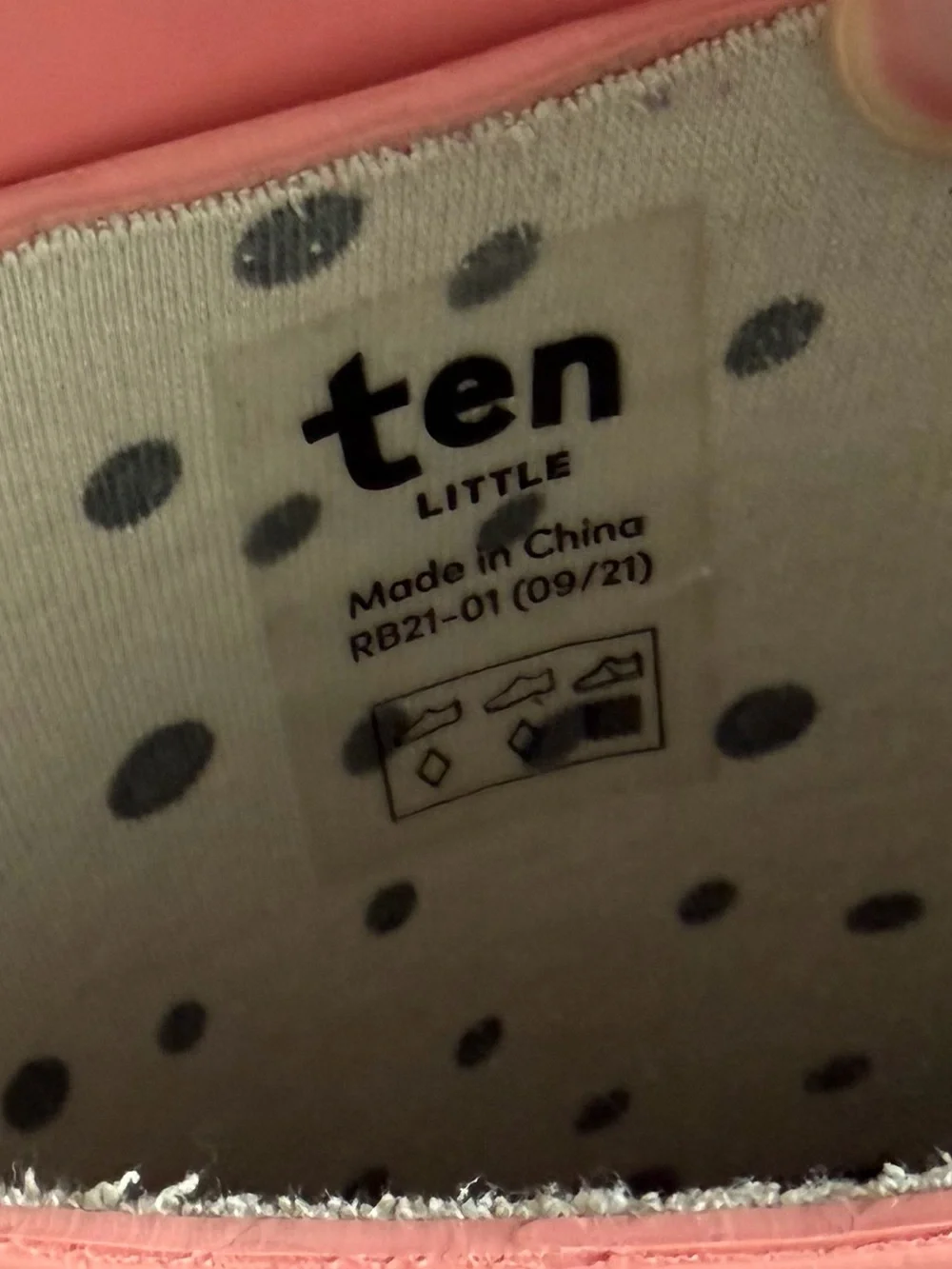 Ten Little Pink Rain Boots